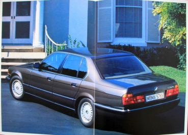 BMW 730 i - 735 iL Modellprogramm 1986 Automobilprospekt (10224)